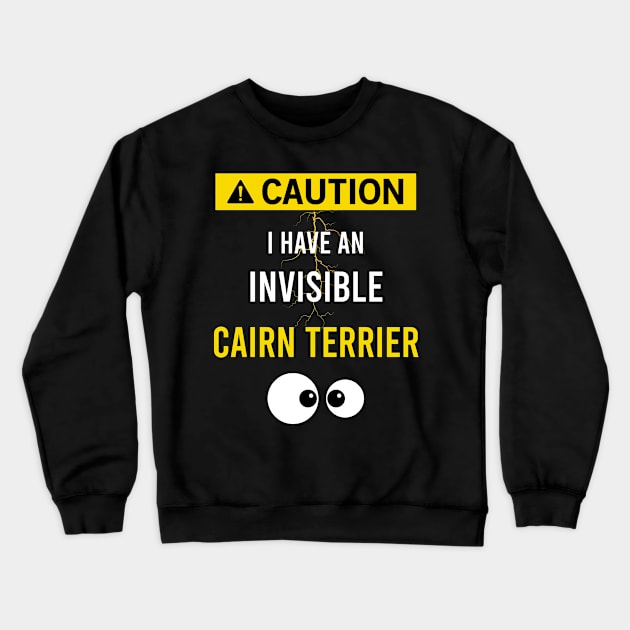 Invisible Cairn Terrier Crewneck Sweatshirt by flaskoverhand